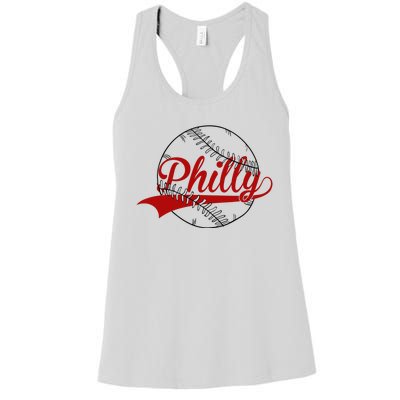 Philly Baseball Sport Lover Women's Racerback Tank