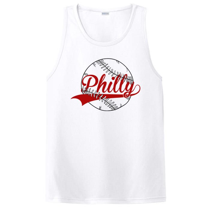 Philly Baseball Sport Lover PosiCharge Competitor Tank