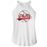 Philly Baseball Sport Lover Women's Perfect Tri Rocker Tank