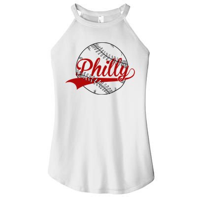 Philly Baseball Sport Lover Women's Perfect Tri Rocker Tank