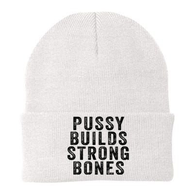 Pussy Builds Strong Bones Knit Cap Winter Beanie