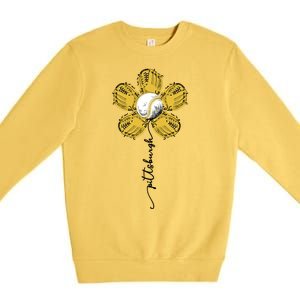 Pittsburgh Baseball Sunflower Sport Lover Premium Crewneck Sweatshirt