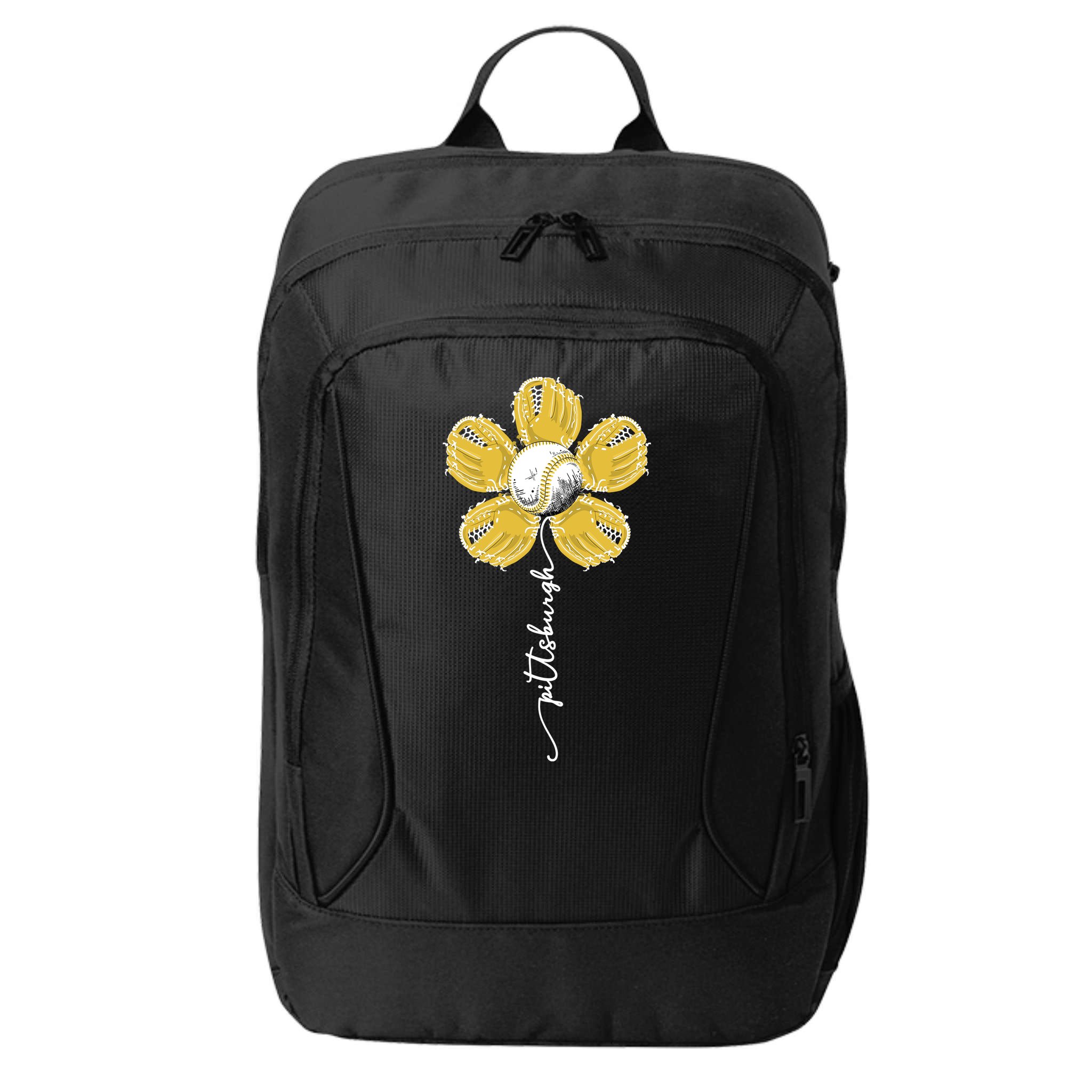 Pittsburgh Baseball Sunflower Sport Lover City Backpack