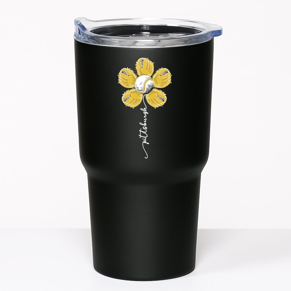 Pittsburgh Baseball Sunflower Sport Lover Tumbler