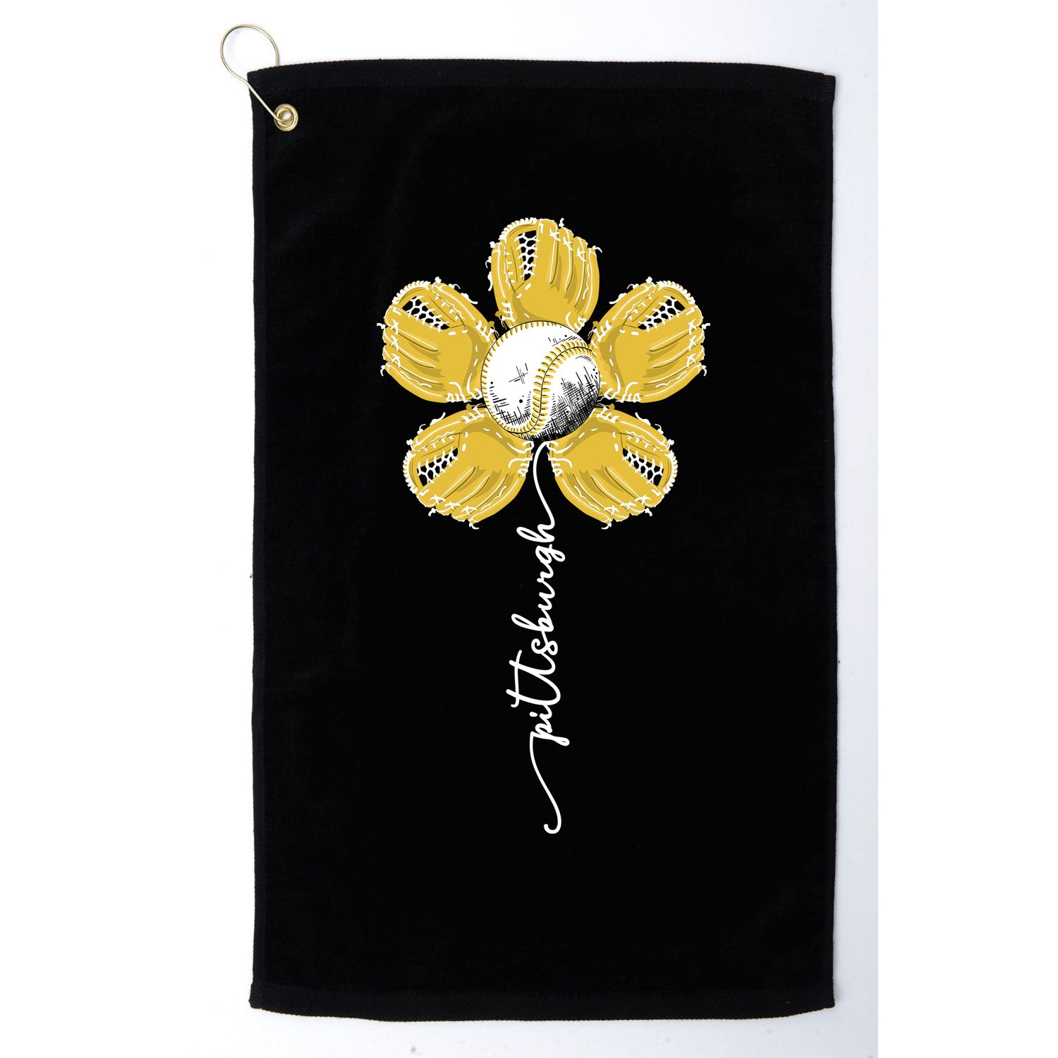 Pittsburgh Baseball Sunflower Sport Lover Golf Towel