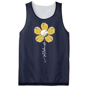 Pittsburgh Baseball Sunflower Sport Lover Mesh Reversible Basketball Jersey Tank