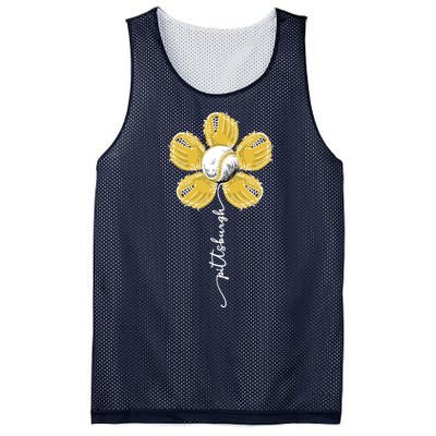 Pittsburgh Baseball Sunflower Sport Lover Mesh Reversible Basketball Jersey Tank