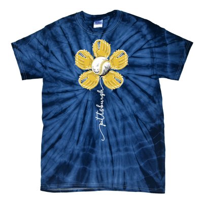 Pittsburgh Baseball Sunflower Sport Lover Tie-Dye T-Shirt