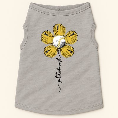 Pittsburgh Baseball Sunflower Sport Lover Doggie Tank