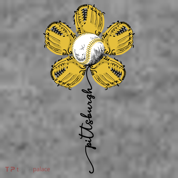 Pittsburgh Baseball Sunflower Sport Lover 7-Panel Snapback Hat