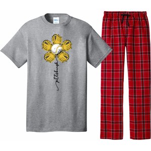 Pittsburgh Baseball Sunflower Sport Lover Pajama Set