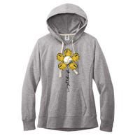 Pittsburgh Baseball Sunflower Sport Lover Women's Fleece Hoodie