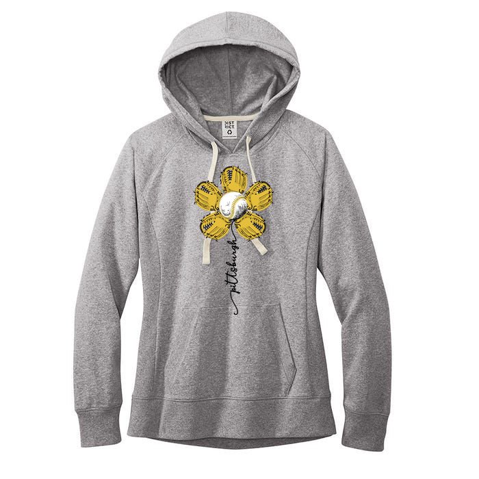 Pittsburgh Baseball Sunflower Sport Lover Women's Fleece Hoodie