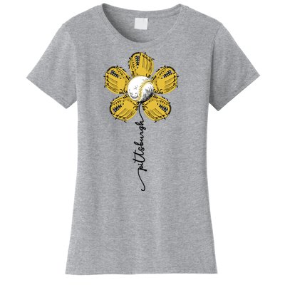 Pittsburgh Baseball Sunflower Sport Lover Women's T-Shirt