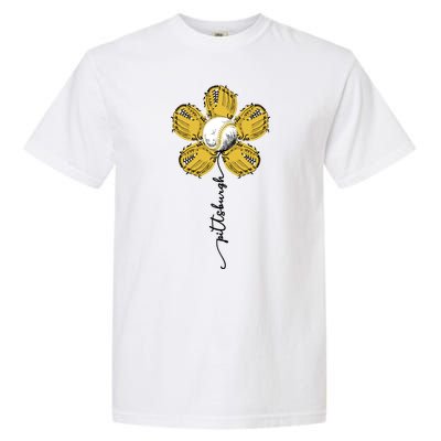 Pittsburgh Baseball Sunflower Sport Lover Garment-Dyed Heavyweight T-Shirt