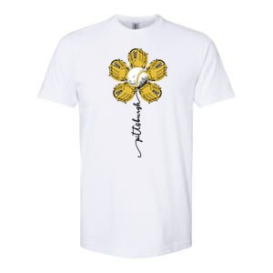 Pittsburgh Baseball Sunflower Sport Lover Softstyle CVC T-Shirt