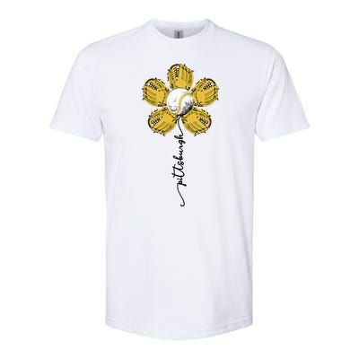 Pittsburgh Baseball Sunflower Sport Lover Softstyle® CVC T-Shirt