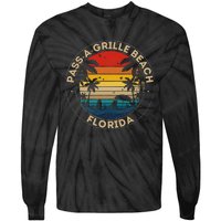 Passagrille Beach Souvenir Florida Reminder Tie-Dye Long Sleeve Shirt