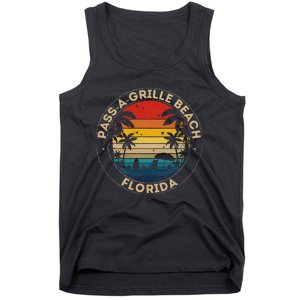 Passagrille Beach Souvenir Florida Reminder Tank Top