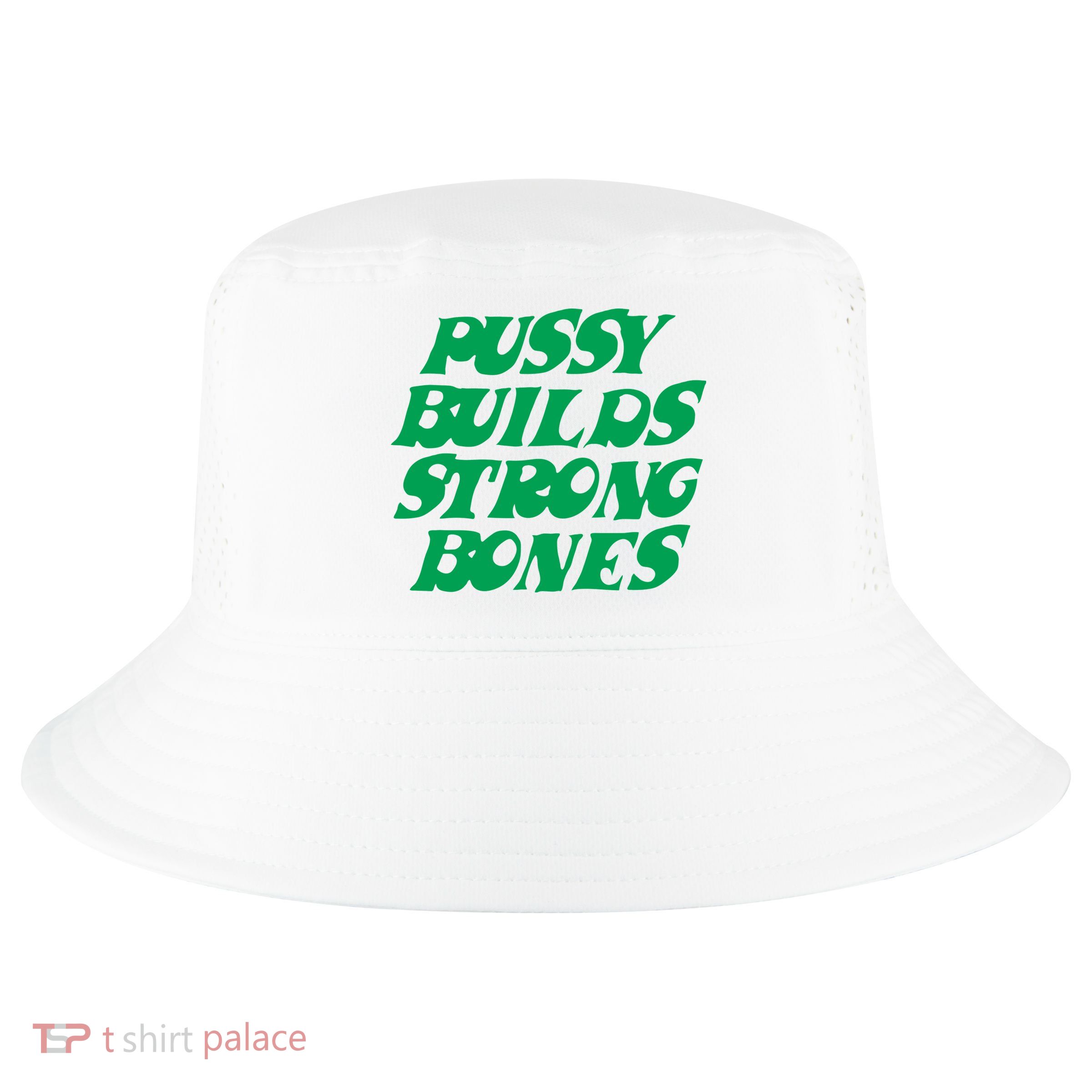 Pussy Builds Strong Bones Cool Comfort Performance Bucket Hat