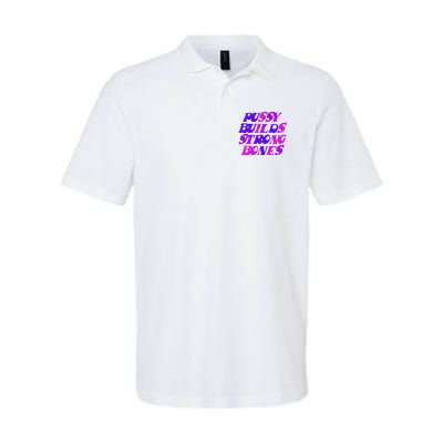 Pussy Builds Strong Bones Shirt PBSB Colored Polo
