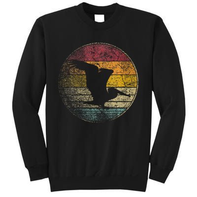 Pelican Bird Sun Retro Vintage 80s Gift Beach Tropical Sweatshirt