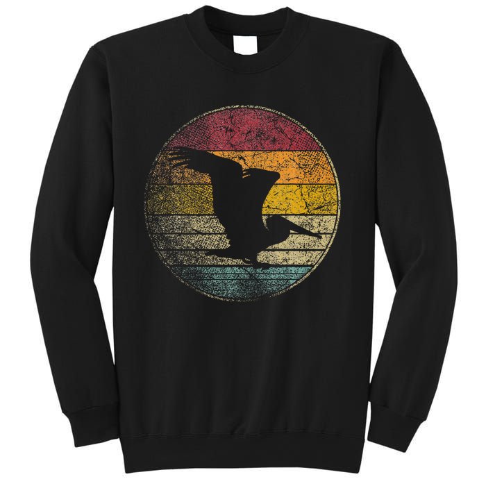 Pelican Bird Sun Retro Vintage 80s Gift Beach Tropical Sweatshirt