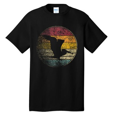 Pelican Bird Sun Retro Vintage 80s Gift Beach Tropical Tall T-Shirt