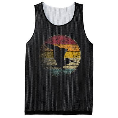 Pelican Bird Sun Retro Vintage 80s Gift Beach Tropical Mesh Reversible Basketball Jersey Tank