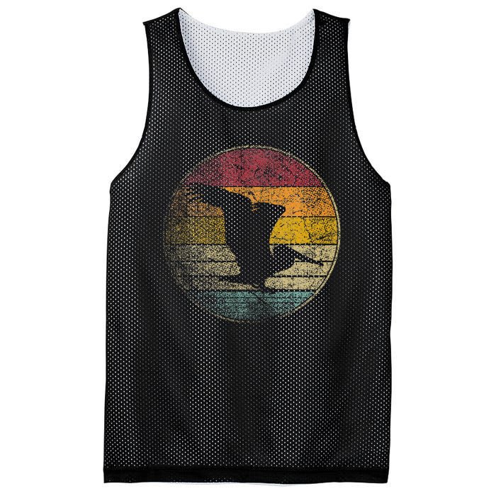 Pelican Bird Sun Retro Vintage 80s Gift Beach Tropical Mesh Reversible Basketball Jersey Tank