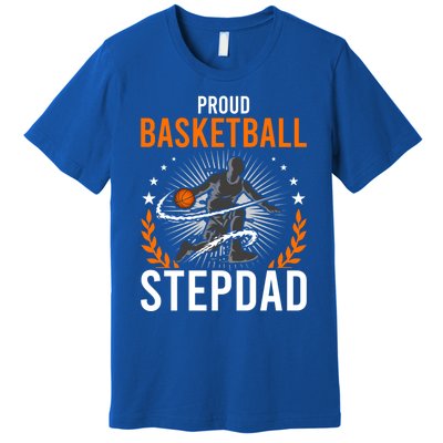 Proud Basketball Stepdad Stepdad Gift Premium T-Shirt