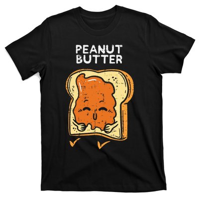 Peanut Butter Toast Matching Halloween Couples Him And Her T-Shirt