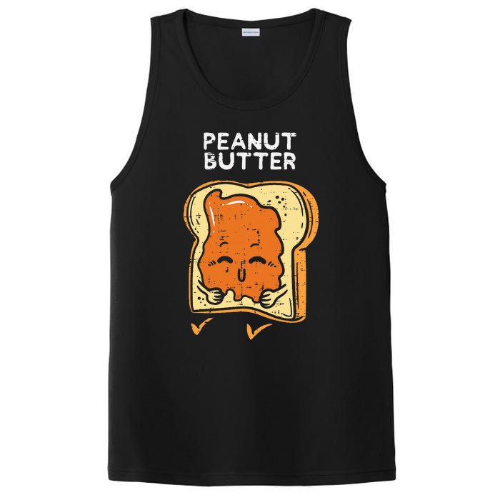 Peanut Butter Toast Matching Halloween Couples Him And Her PosiCharge Competitor Tank