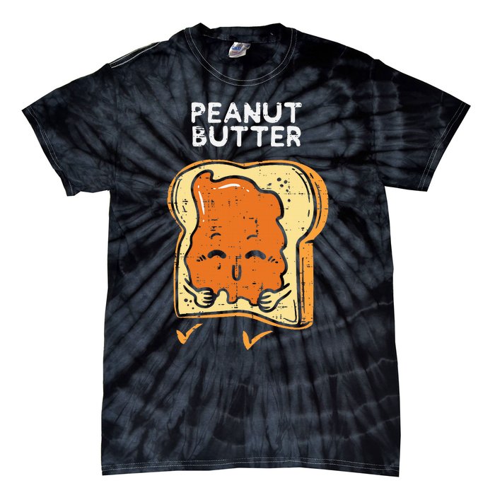 Peanut Butter Toast Matching Halloween Couples Him And Her Tie-Dye T-Shirt