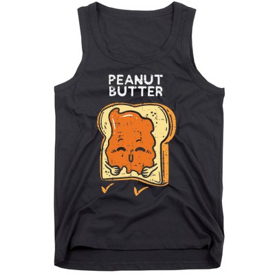 Peanut Butter Toast Matching Halloween Couples Him And Her Tank Top