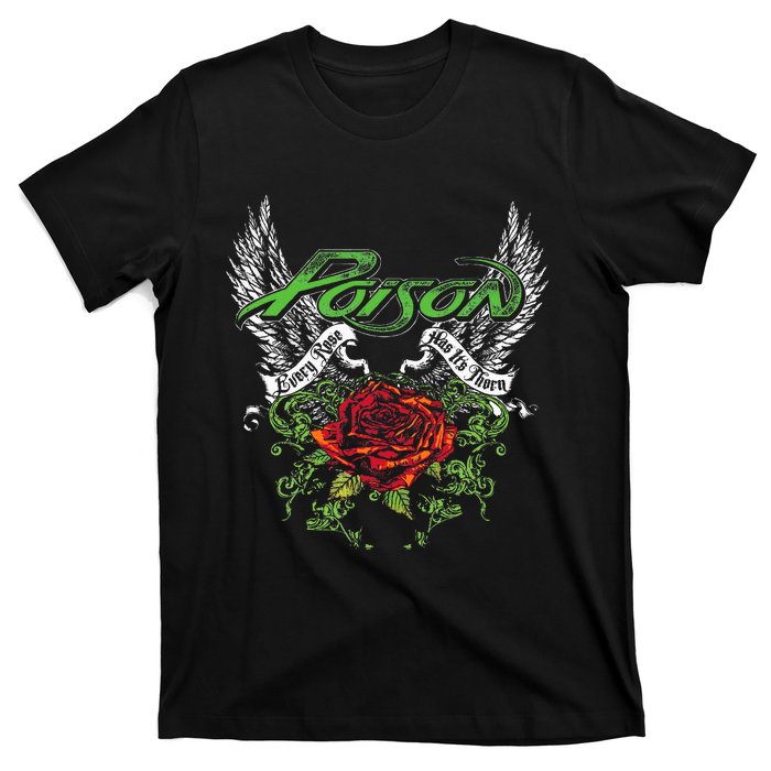 P.O.I.S.O.N Band Thorns & Wings T-Shirt