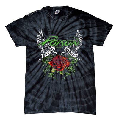 P.O.I.S.O.N Band Thorns & Wings Tie-Dye T-Shirt