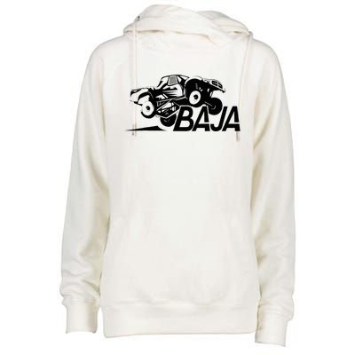 Prerunner Baja Trophy Truck Off Road Womens Funnel Neck Pullover Hood