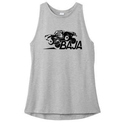 Prerunner Baja Trophy Truck Off Road Ladies PosiCharge Tri-Blend Wicking Tank