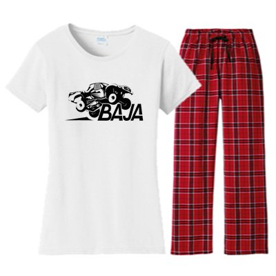 Prerunner Baja Trophy Truck Off Road Women's Flannel Pajama Set