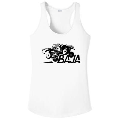 Prerunner Baja Trophy Truck Off Road Ladies PosiCharge Competitor Racerback Tank