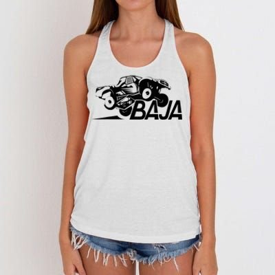 Prerunner Baja Trophy Truck Off Road Women's Knotted Racerback Tank