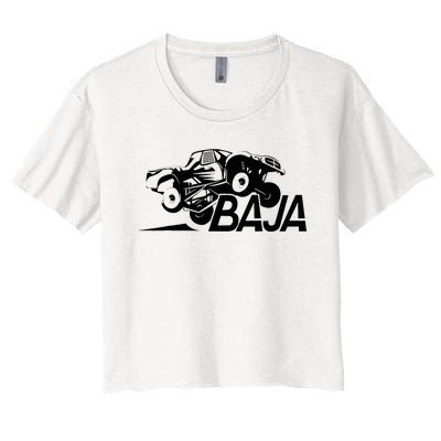 Prerunner Baja Trophy Truck Off Road Women's Crop Top Tee