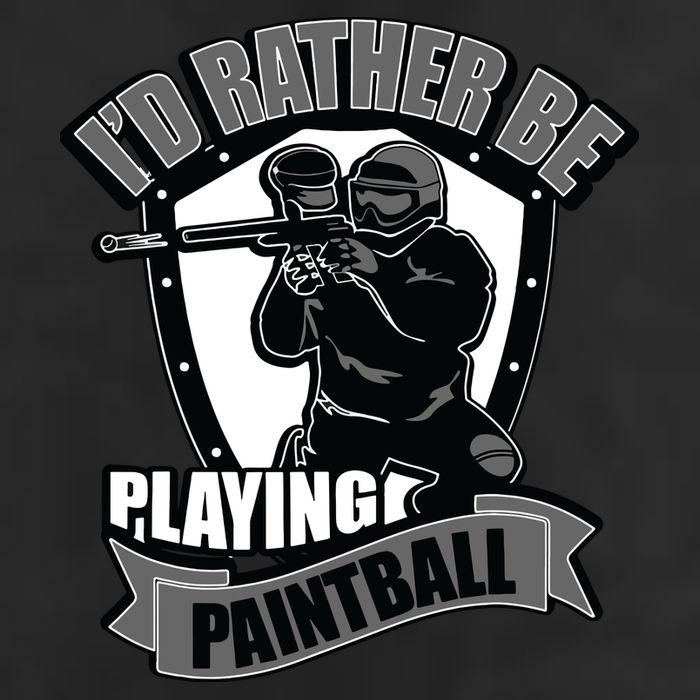 Paint Balling Tee I'd Rather Be Playing Paintball Tumbler