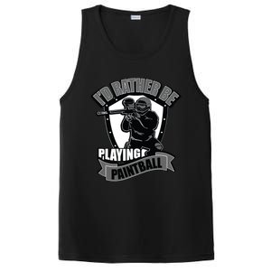 Paint Balling Tee I'd Rather Be Playing Paintball PosiCharge Competitor Tank