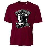 Paint Balling Tee I'd Rather Be Playing Paintball Cooling Performance Crew T-Shirt