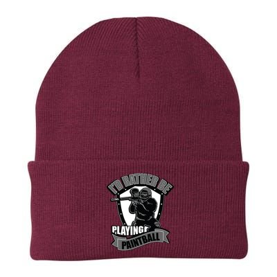 Paint Balling Tee I'd Rather Be Playing Paintball Beanie