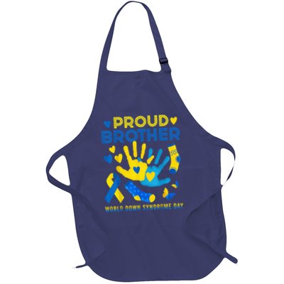 Proud Brother T21 World Down Syndrome Awareness Day Ribbon Apron