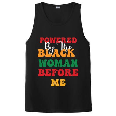 Powerd By The Black Woman Before Me For Juneteenth Day Gift PosiCharge Competitor Tank