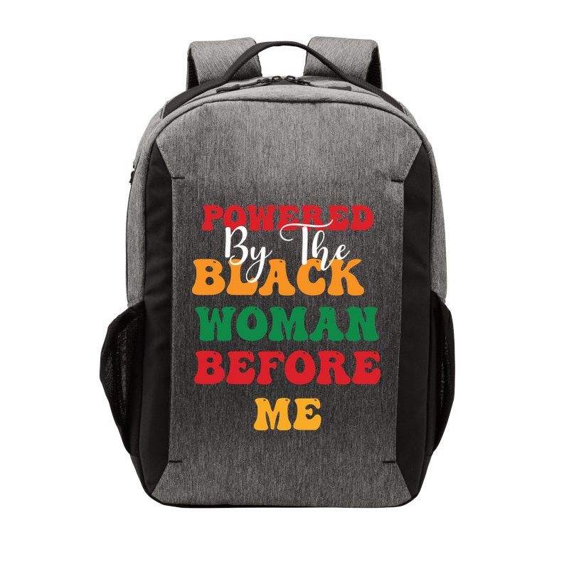 Powerd By The Black Woman Before Me For Juneteenth Day Gift Vector Backpack